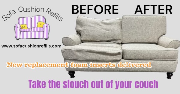 Sofa Cushion Refills New and Replacement Custom Sofa Cushions